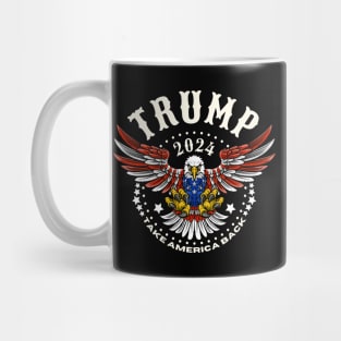 Trump 2024 Take America Back Flag Mug